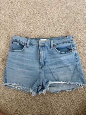 Levi's Light Blue Denim Cutoff Shorts